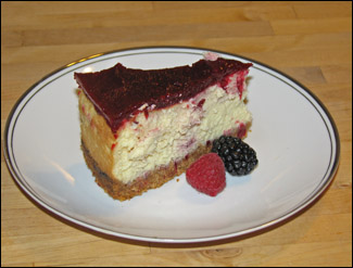 cranberry cheesecake