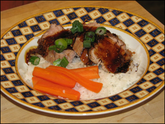 hoisin & honey pork tenderloin
