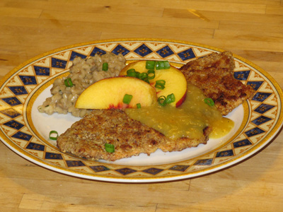 peach-habanero chile sauce