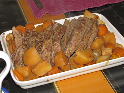 pot roast with winter root vegetables