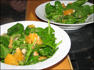 Raspberry Spinach Salad