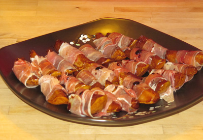 roasted pears with prosciutto